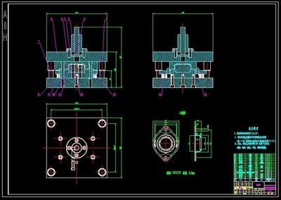减震冲压零件模具设计(含CAD图,SolidWorks,IGS三维图)